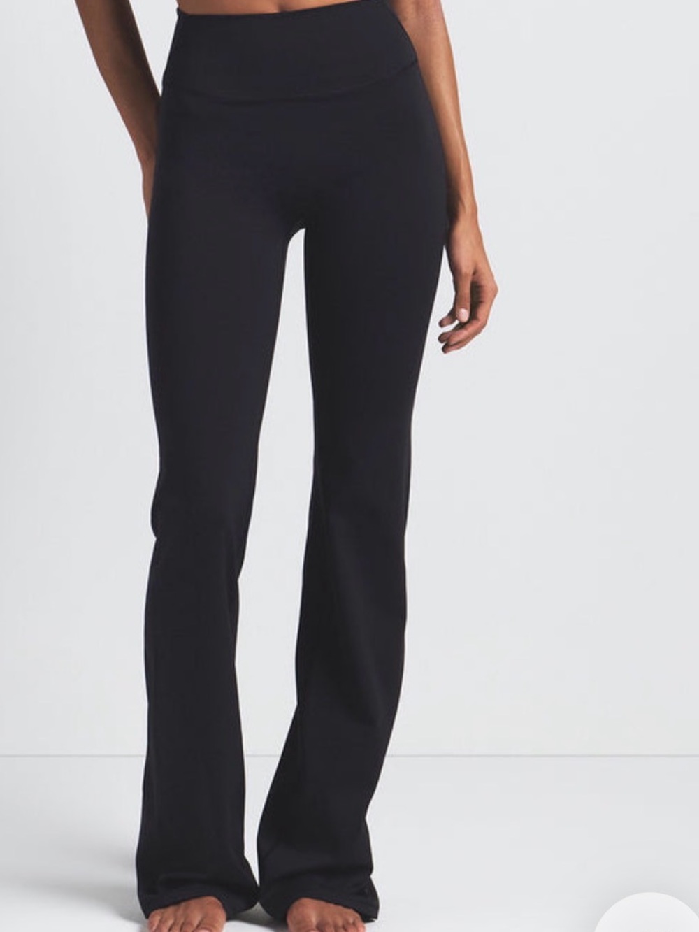 SKIMS NIKE High-Waist Black Flare Pants SIZE S NWT